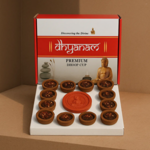 Dhyanam Premium Dhoop Cup (12 Cups)